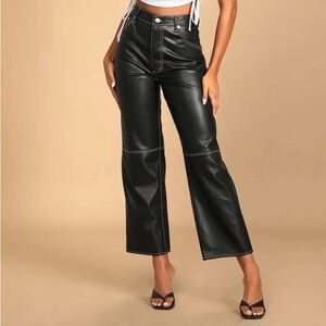 Free People It Factor Vegan Leather Pants